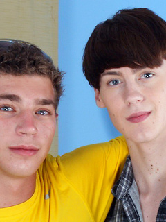 Two big-dicked twinks on one hardcore scene