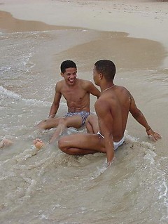 Four hot guys indulge in blowing and jerking off