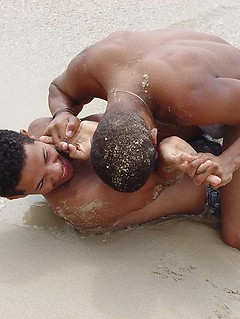 Four hot guys indulge in blowing and jerking off