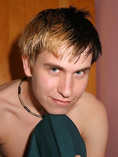 Slim alternative twink boy getting naked
