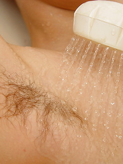 European cute twink in the shower