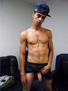 Straight latin boi Wilson jacking off