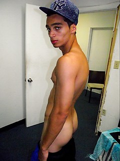 Straight latin boi Wilson jacking off