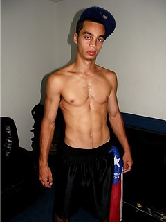 Straight latin boi Wilson jacking off