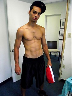 Straight latin boi Wilson jacking off