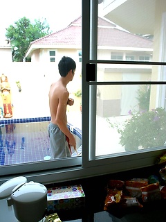 Gay Asian Twinks Make Out in