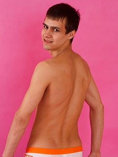 Very sexual straight teen guy Johnny Fox first-time performance