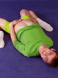 Sweet-looking gay Demas Tyrr in his hot photo set