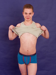 Nick Crawford, 18 years old twink poses for TeenBoysStudio only