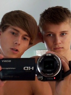 New Belami exclusive Sasha Akunin having his first boy on boy action with Kevin Warhol