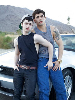 Jimmy Clay and Jake Bass in one-on-one scene