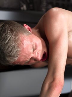 Sexy blond twink Nicholas Reed stars in his first Helix LIVE show