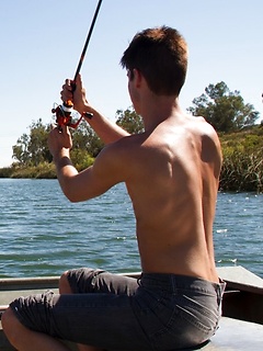 Hot models Scotty Clarke and Christian Collins go on a nice peaceful camping trip