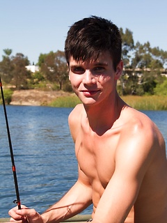 Hot models Scotty Clarke and Christian Collins go on a nice peaceful camping trip