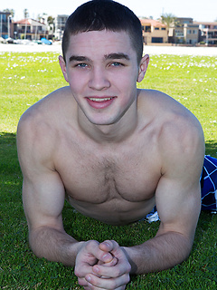 Beefy american boy Marvin