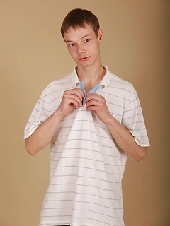 Gorgeous Tommy Jax stroking his firm uncut cock.