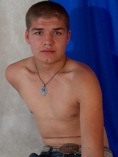 Thugged out and well-hung teenager Henry lets you spy on him as he masturbates in this solo ...