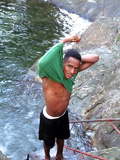 Young uncut latin cock