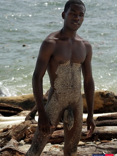 Beach-Time Fun For Mike James As He Sucks & Fucks Devon LeBron's Mammoth Black Dick!