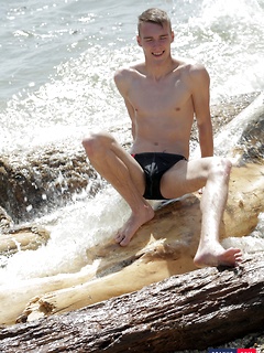 Beach-Time Fun For Mike James As He Sucks & Fucks Devon LeBron's Mammoth Black Dick!